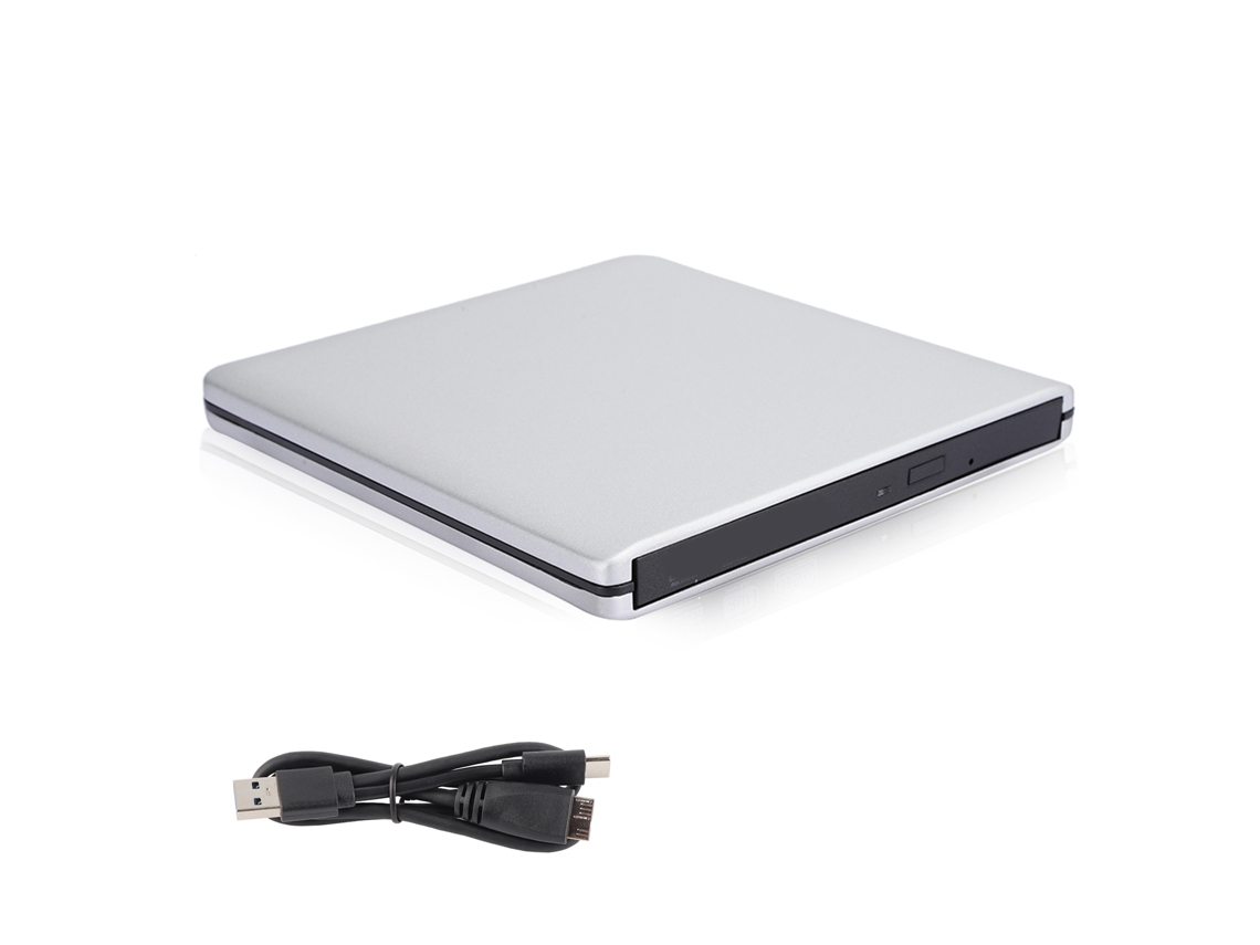 Unidade Óptica Externa De Liga De Alumínio (interface Usb3.0, Aparência Prata)