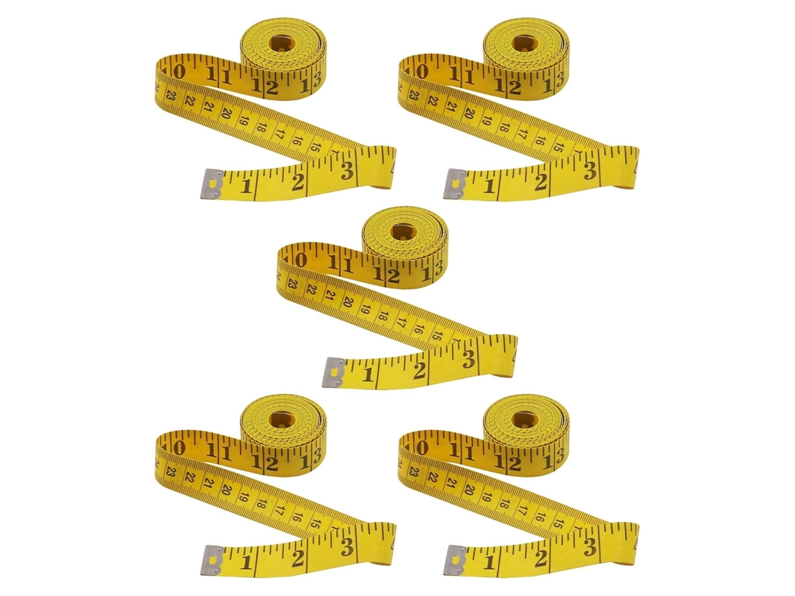 Lurelia Fita Métrica Flexível Dupla Face Precisa 5-fitas Tecido Para Costura E Artesanato
