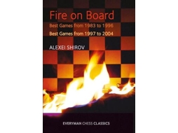 Livro Fire on Board de Alexei Shirov (Inglês)