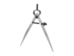 Compasso De Courbatura De Aço 45 Com Pé Temperado Para Courbatura Em Couro E Medição (150mm)
