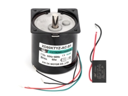 Motor Síncrono 60w com Eixo Excêntrico e Imã Permanente Baixa Velocidade Grande Torção Xd80ktyz