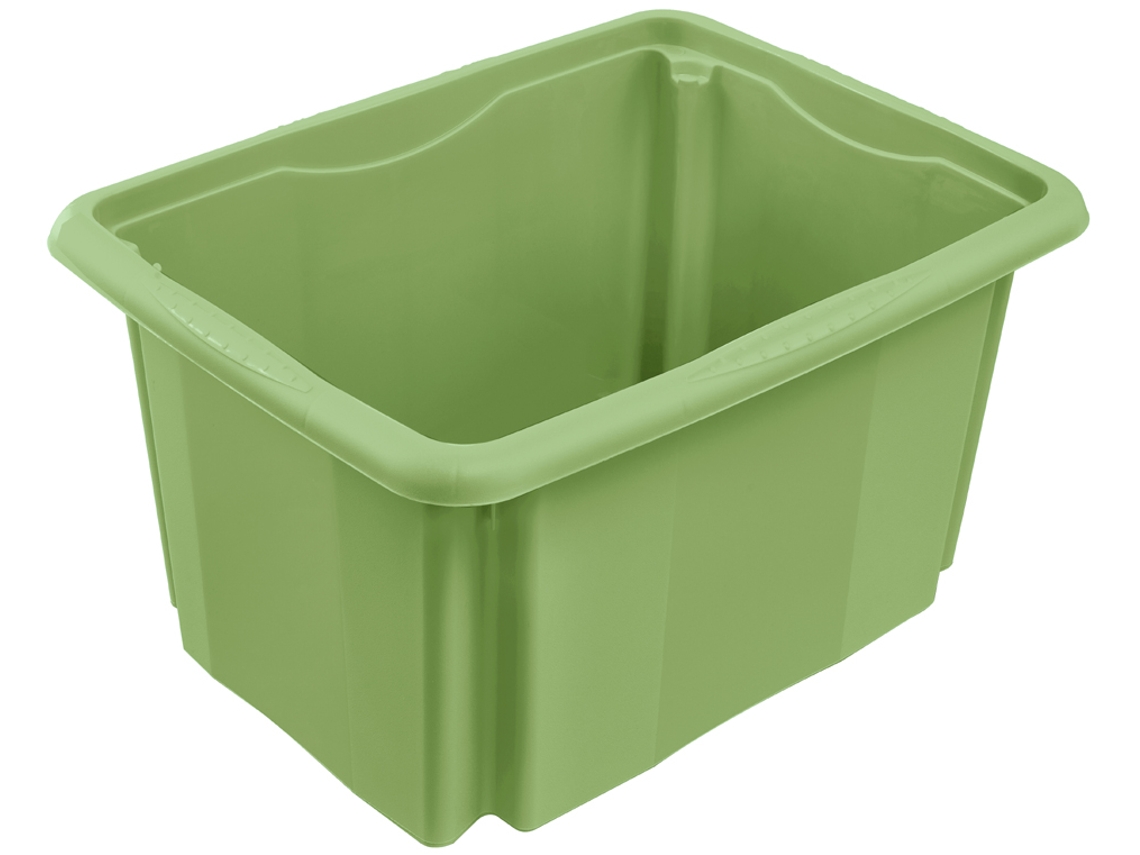 Caixa de Armazenamento Keeper Emil Eco 15 Litros Cinza Pedra KEEEPER