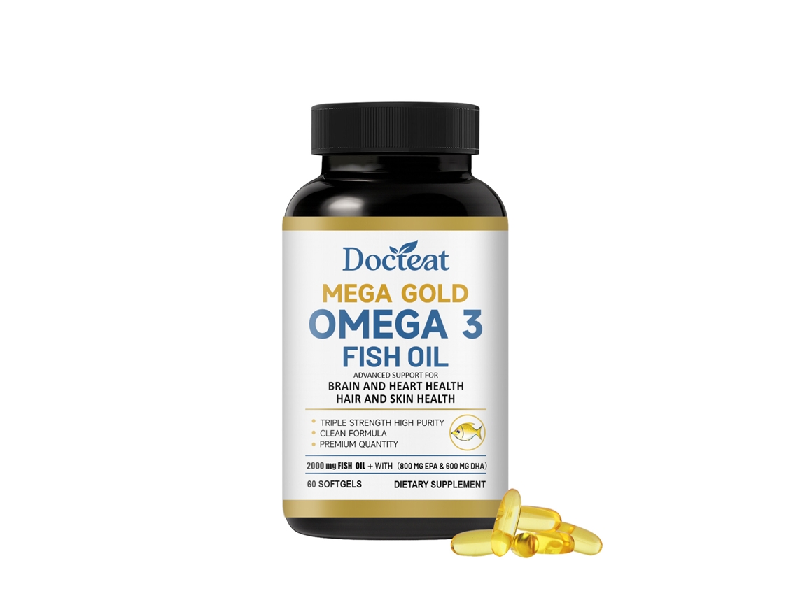 Capsulas Ômega 3 Peixe Saúde Olhos Diário