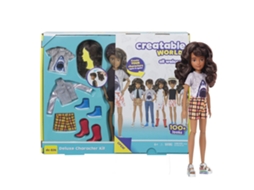 Boneca MATTEL GAMES Castanha com curls world creatable