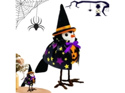 Decorações De Pássaros De Pelúcia, Halloween, Estatuetas, Centro De Mesa Criativo, Figuras.
