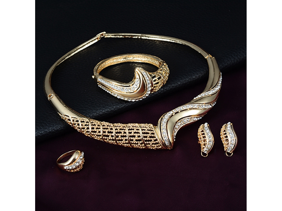 Jóias Feminino Pietre Strass Vintage Conjunto