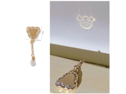 Explosivo Para Borboleta Urso Amor 520 Luz Sombra Unha Arte Zircão Jóias Corrente Pingente Faça Você Mesmo Manicure Decoração Presentes Hengrongshen