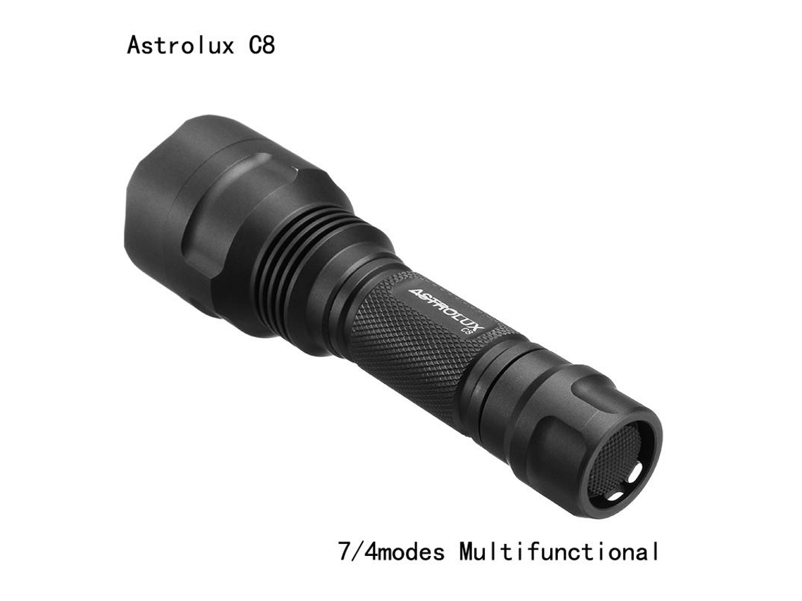 1a-astrolux C8 Xp-l Hi 1300 Lumens 7/4 Modos A6 Driver Lanterna Led Edc Tática 18650