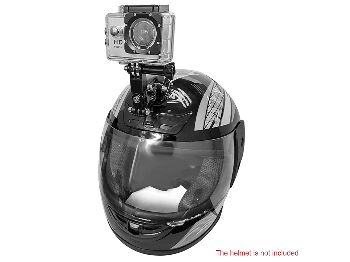 Motorcycle Helmet Chin Mount Holder Kit Camera Accessory With Adhesive Pads Mount Bases Replacement For Gopro Hero 9/8/7/5 LAXISCREED