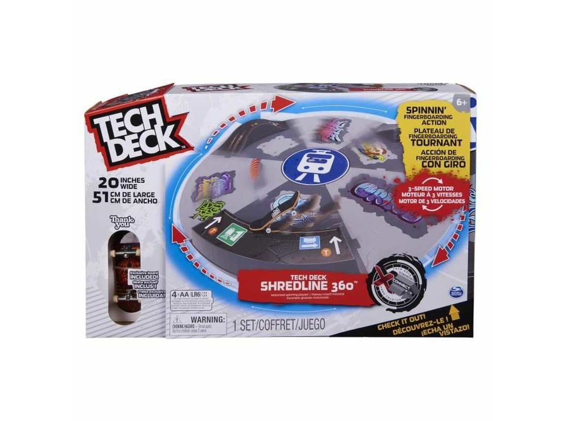 Skatepark Spin Master Tech Deck Shredline 360 (Idade Mínima Recomendada:  3 anos)