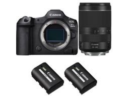 Eos R5 Mark Ii + Rf 24 240mm F/4 6.3 Is Usm + 2 Canon Lp e6p + Ebook “20 Dicas para Fotos Que Impressionam” CANON
