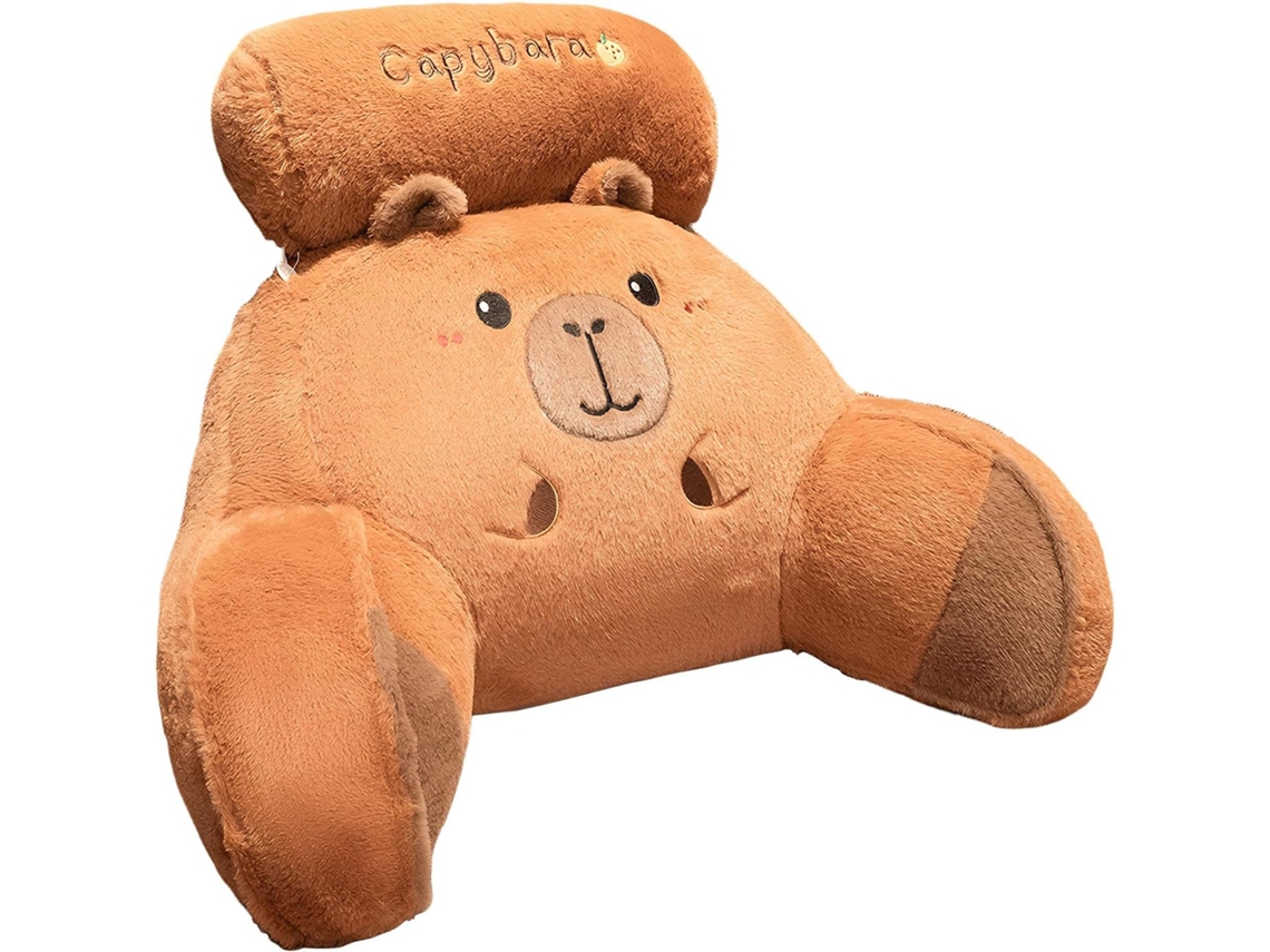 Almofada para Cadeira Cama Design de Encosto Capivara com Apoios Braço Integrados Adultos, Sofá, CHABERLU
