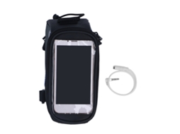 Bolsa Superior para Bicicleta Mali com Suporte a Telefone Touchscreen, Impermeável para até 5.5 polegadas