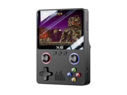 X6 Tela Ips de 3,5 Polegadas, Console Portátil para Jogos, Joystick Duplo, Jogo Retrô 25 26 GOKOCO