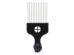 Pente De Cabelo Retro Com Dentes Largos De Liga Leve Portátil Para Penteado Profissional E Uso Diário