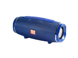 Coluna Bluetooth Portátil Azul Com Som Potente E Design Compacto Para Música Em Qualidade Superior PAPRIKA
