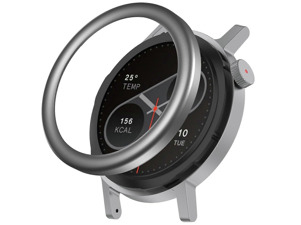 Relógio inteligente CMF Watch Pro 2 com estrutura de metal e design de arco redondo. Ly Ebike