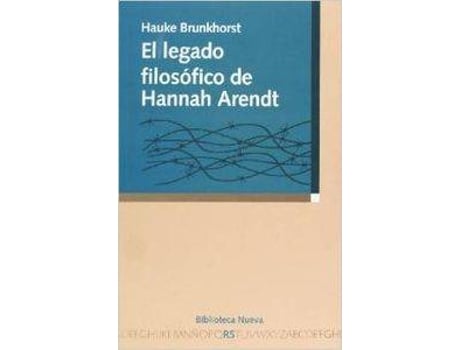 Livro Legado Filosofico De Hannah Arendt