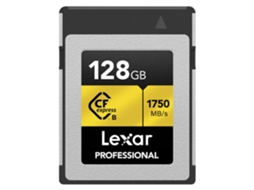 Cartão Cf Express 128go Tipo B Dourado R1750/w1500 Lexar