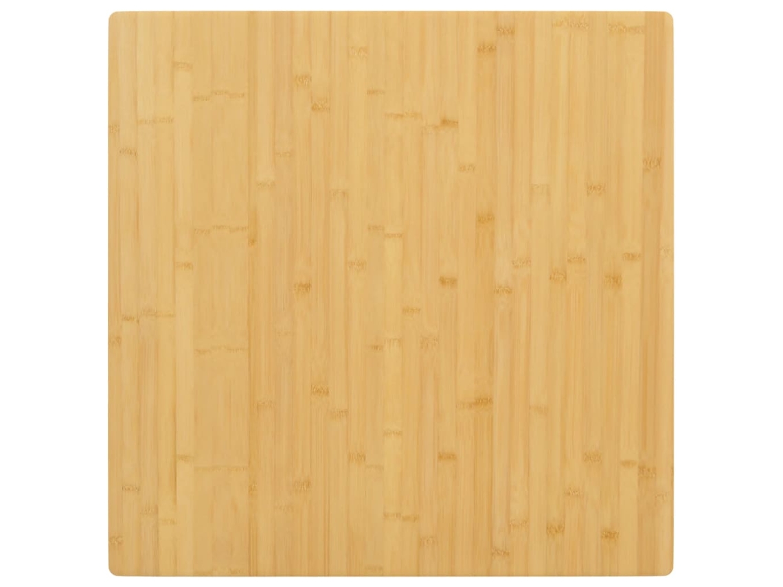 Vidaxl Tampo De Mesa 80x80x2,5 Cm Bambu