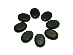 Conjunto De Pedras De Massagem Quentes Pequenas Profissionais 8 Peças Pedra Basáltica Lava Natural Para Spa