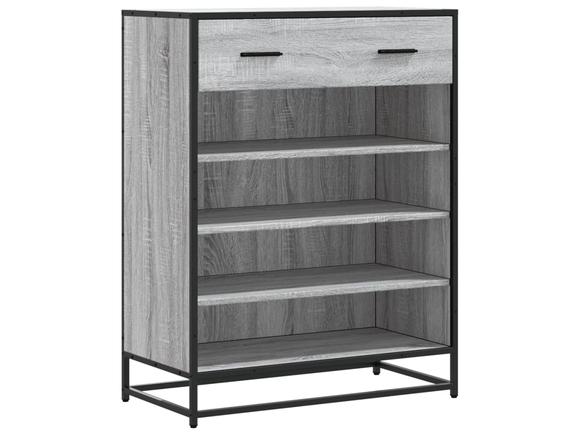 Shoe Cabinet, Shoe Cabinets Vidaxl Cinzeto Madeira Processada (n/a)