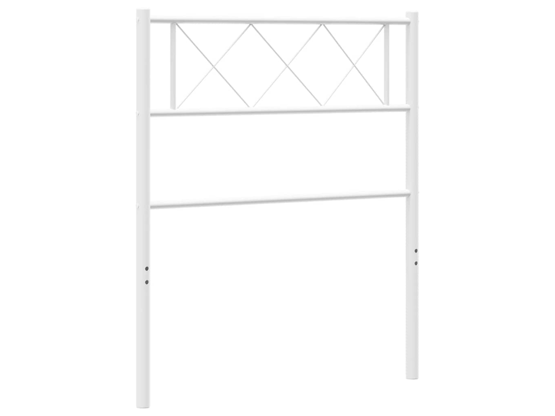 Cabeceira de substituição de 100 cm em metal branco, exclusiva da MAISON.