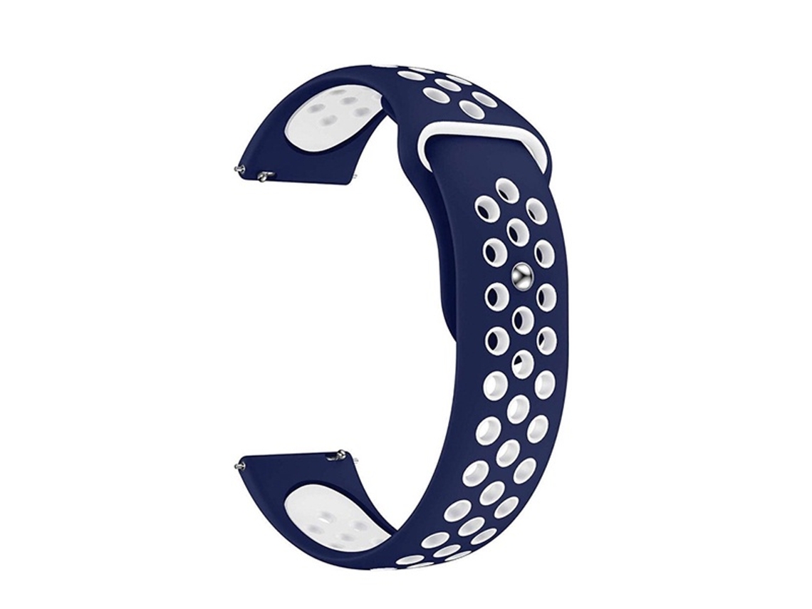 Bracelete Sport Oem para Xiaomi Redmi Watch 5 Lite Azul Escuro / Branco S/MARCA