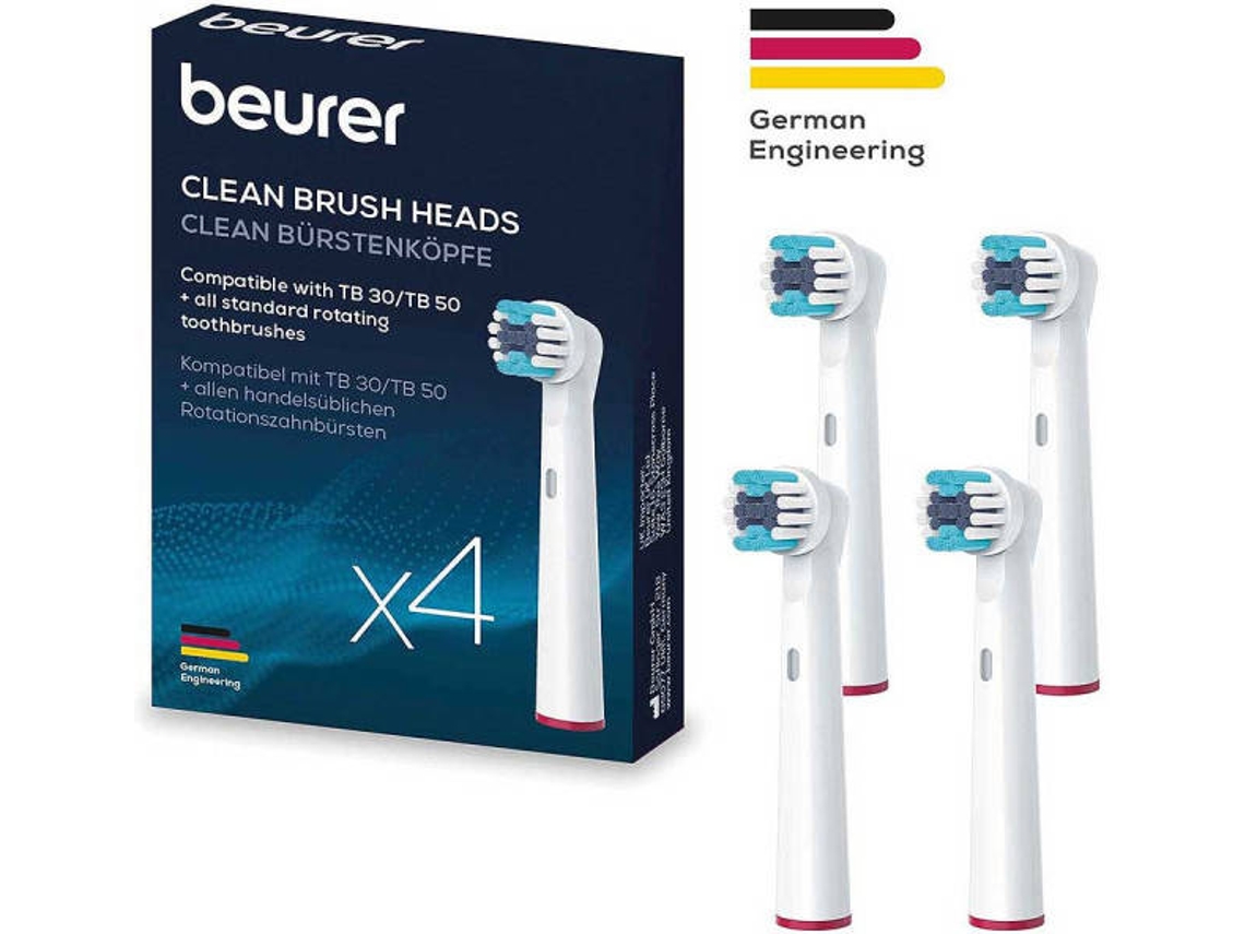 Recarga Escova Elétrica BEURER 10156 Clean (4 Unidades)