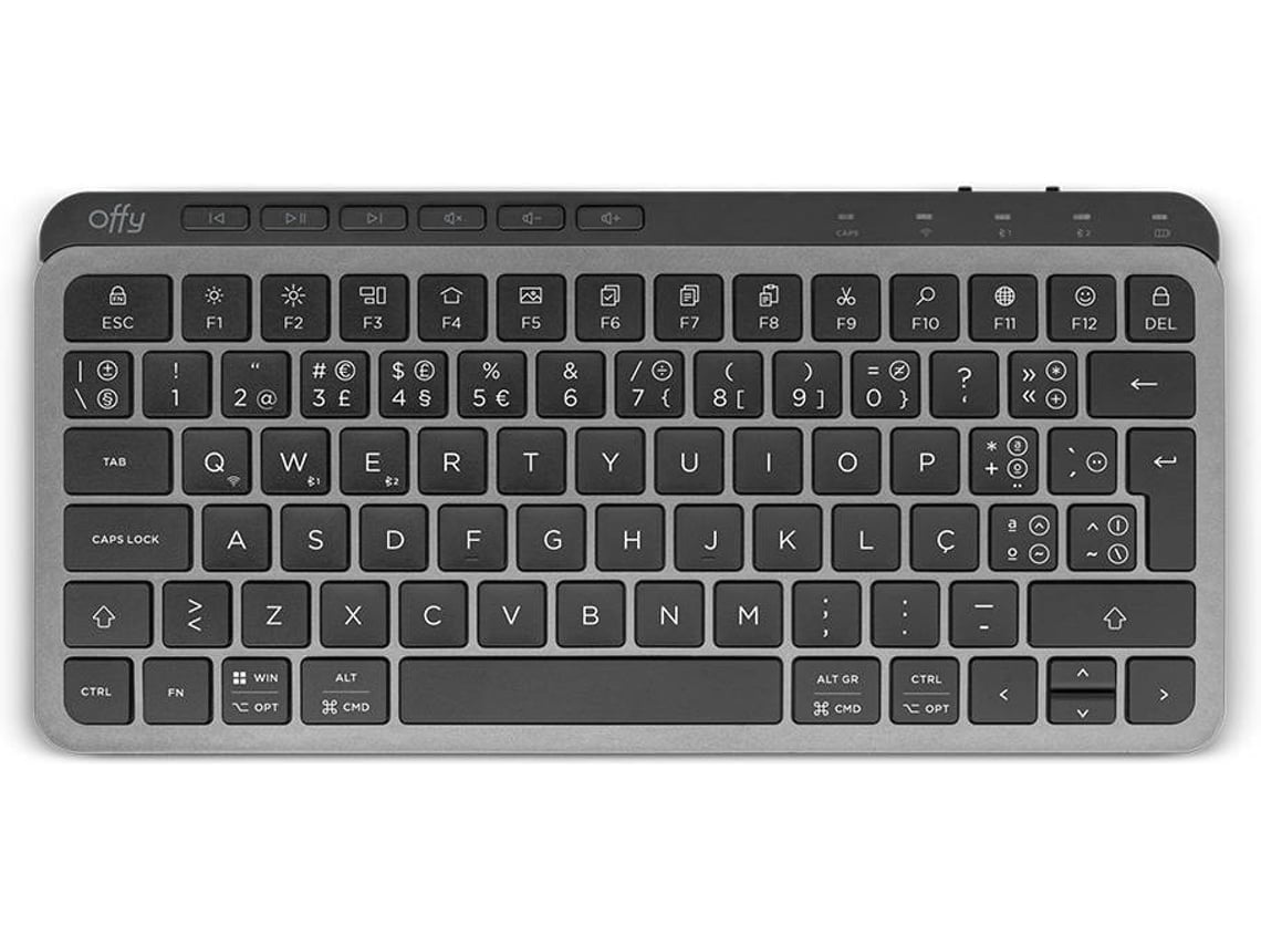 Teclado Multi Dispositivo OFFY Flexi Mini (Outlet Caixa Aberta - Bluetooth - Preto)