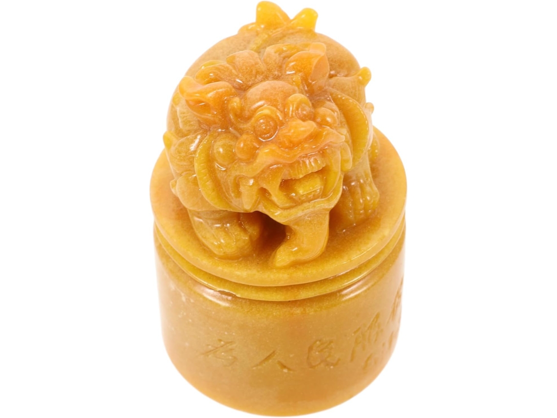 Carimbo de Lacre Pedra Natural Amosfun Diy, Fácil Usar para Entalhe Manual, Projetos Diy e Caligrafia Artístic