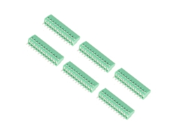 Conjunto De 10 Conectores De Terminal Com Parafuso Pcb Universal, 12 Pinos, 2.54mm, Verde
