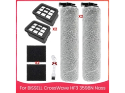 Main Roller Brush Hepa Filter For Crosswave Hf3 3598n Nass Vacuum Cleaner Replacement Parts