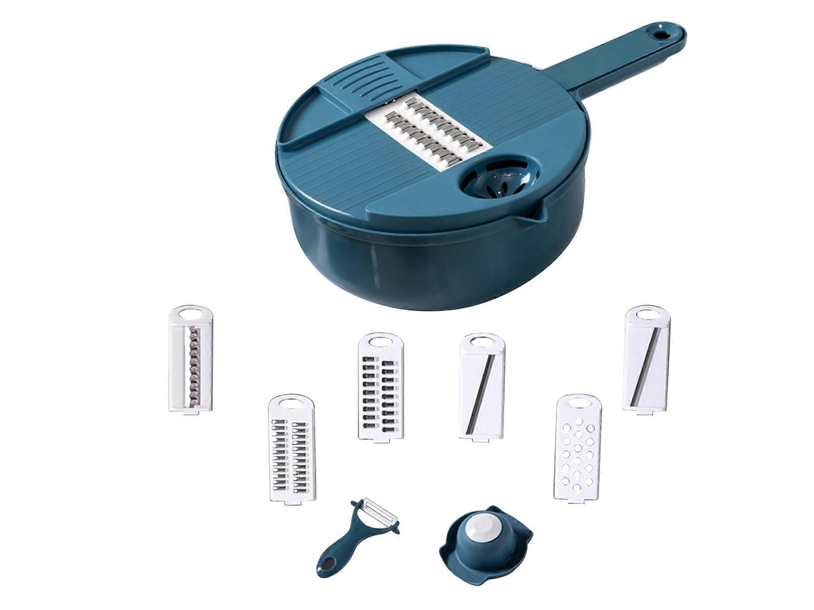 Picador De Vegetais, Picador De Alimentos 12 Em 1, Com Recipiente Picador De Vegetais, Bandolim Everley891