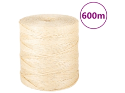 Vidaxl Corda 100% Sisal 2 Mm 600 M