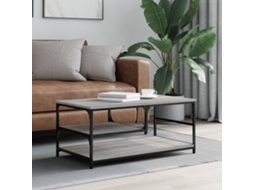 Vidaxl Mesa De Centro 90x49x40 Cm Derivados De Madeira Cinzento Sonoma
