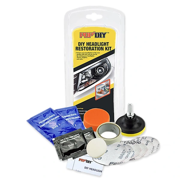 Kit Polimento Faróis Limpa e Lustra Multicolor BRILVIBERA