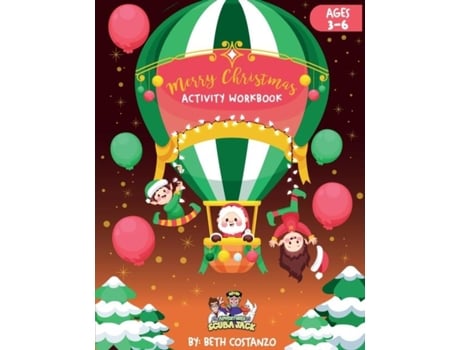 Livro Christmas Activity Workbook For Kids De Beth Costanzo (inglês)
