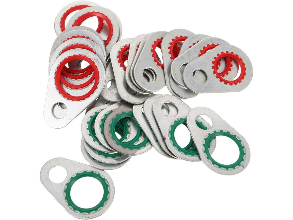 Kit De Reparo Para Compressor De Ar Com 30 Parafusos E Arruelas Para Placas De Válvulas De Compressor De Ar.