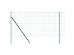 Conjunto 1 Cerca Externa Vidaxl Verde Aço (10 X 1,2 M)