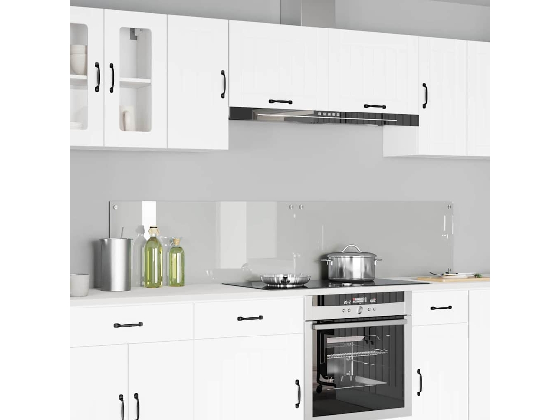 Vidaxl Painel De Cozinha 2 Pcs Transparente 100 X 40 Cm