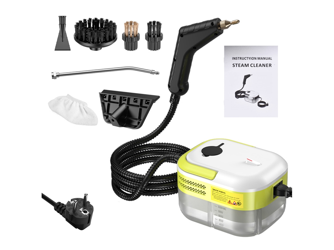 Vaporizador Portátil 1200w para Limpeza Profunda em Casa e Carro com Acessórios LAXISCREED