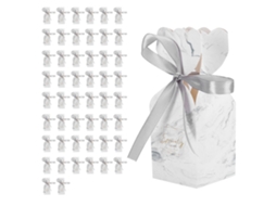 Caixas De Doces De Casamento Com Embalagem E Laço