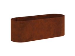 Vidaxl Cama De Jardim Elevada Aço Corten 120 X 40 X 40 Cm