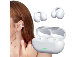 Fone de Ouvido YURU Sem Fio Open Ear Confortável, à Prova D'água, Grave Profundo, para Esportes, Viagens, Uso Diário