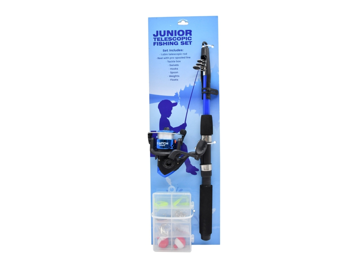 Conjunto De Pesca Telescópico Infantil Catch Fishing