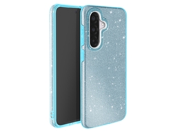 Avizar Capa Brilhante Para Samsung Galaxy A36 Antichoques Azul