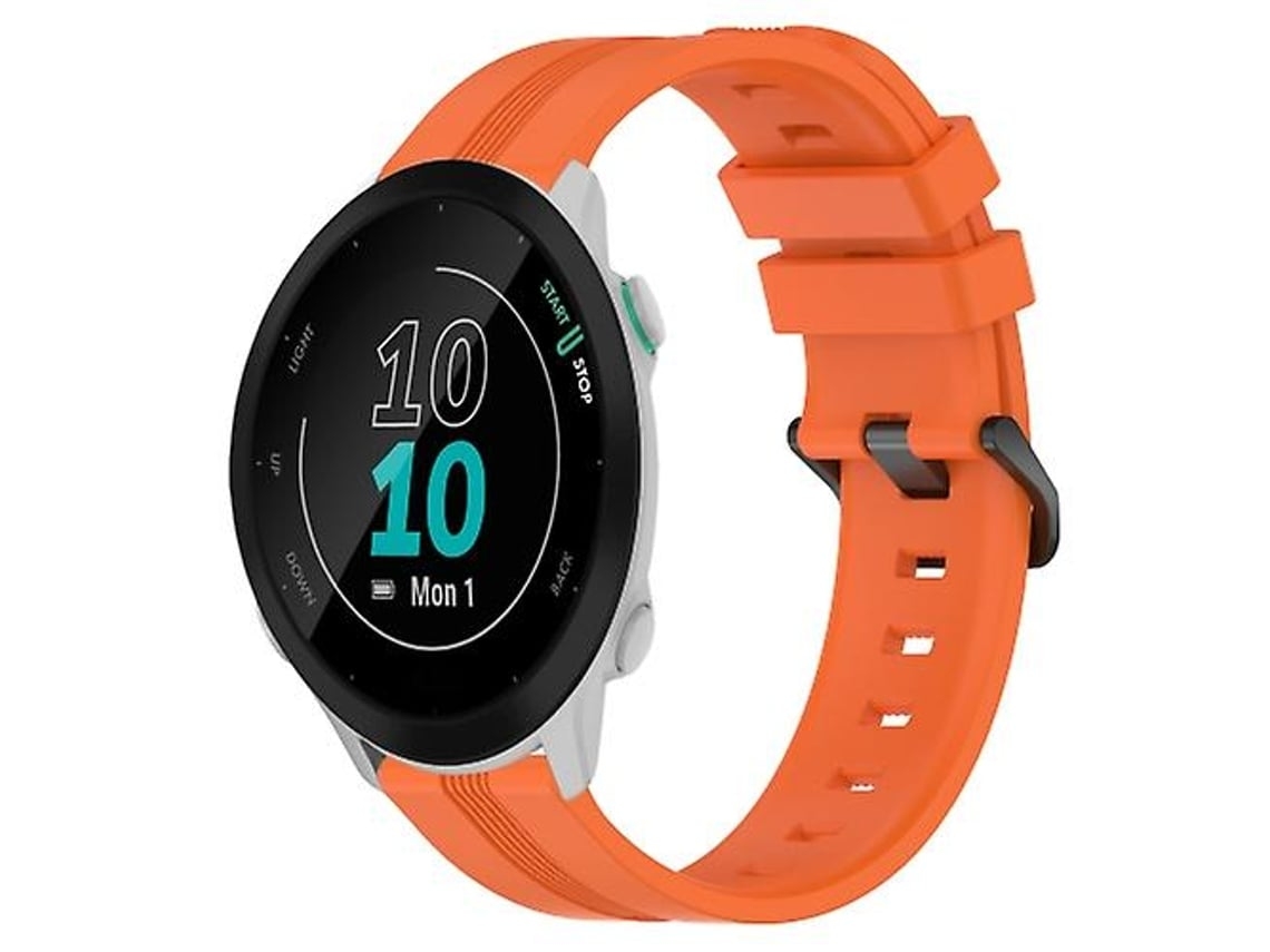 Lurelia Pulseira De Relógio Laranja, Compatível Com Garmin Forerunner 55 20 Mm