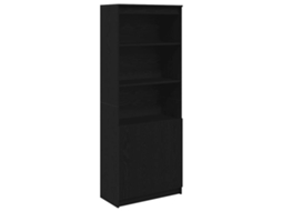 Guarda-roupa alto em madeira Carvalho Preto (70x35x180 cm) EXCLUSIVO DA MAISON