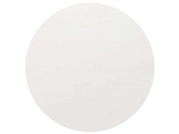 Vidaxl Tampo De Mesa Pinho Maciço Ø80x2,5 Cm Branco